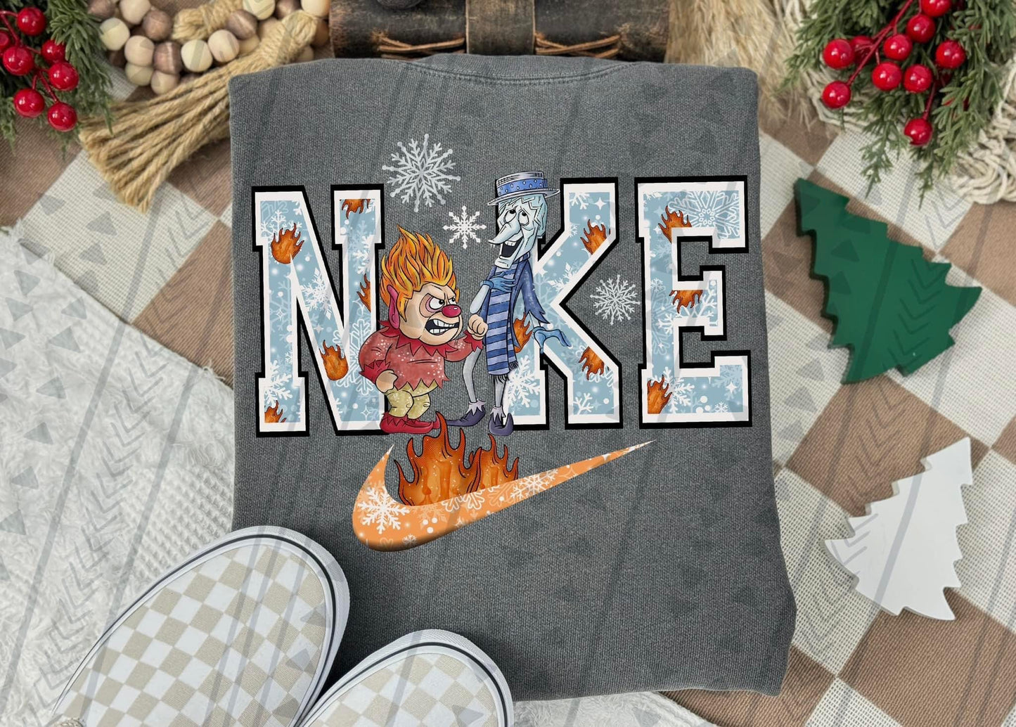 Jack Frost and Heat Miser DTF Transfer