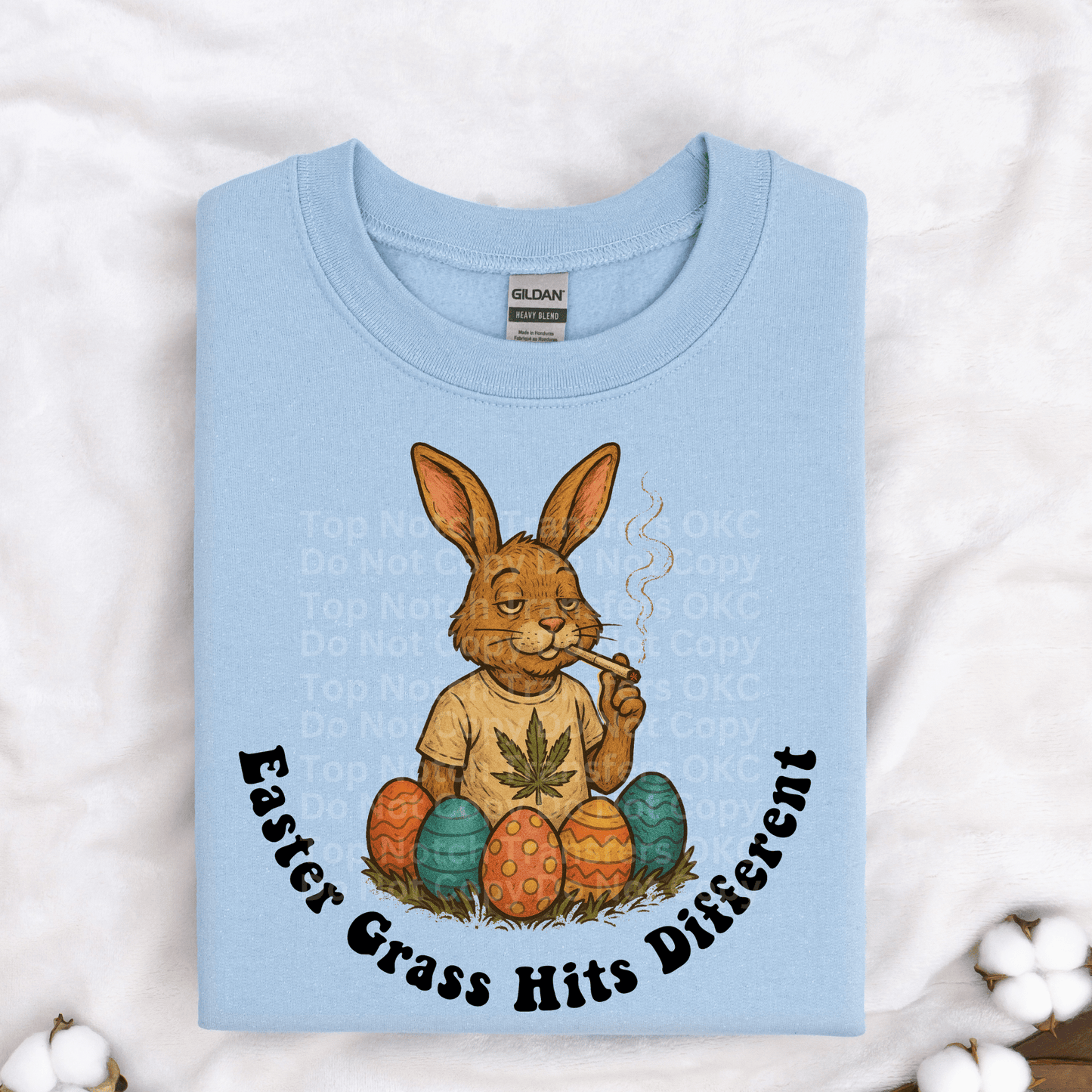 Easter Grass Hits Different DTF Transfer