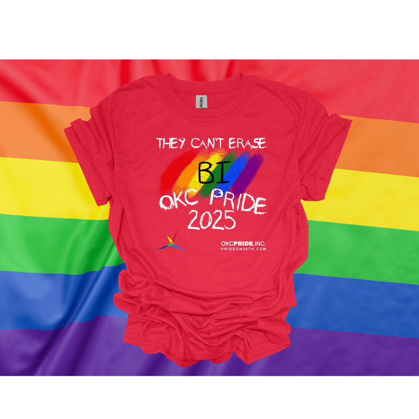 2025 OKC Pride T-Shirt- They Can’t Erase BI