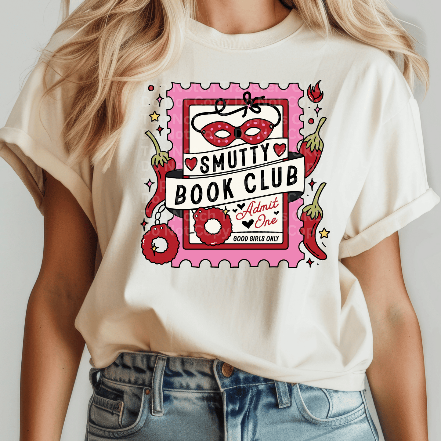 Smutty Book Club DTF Transfer