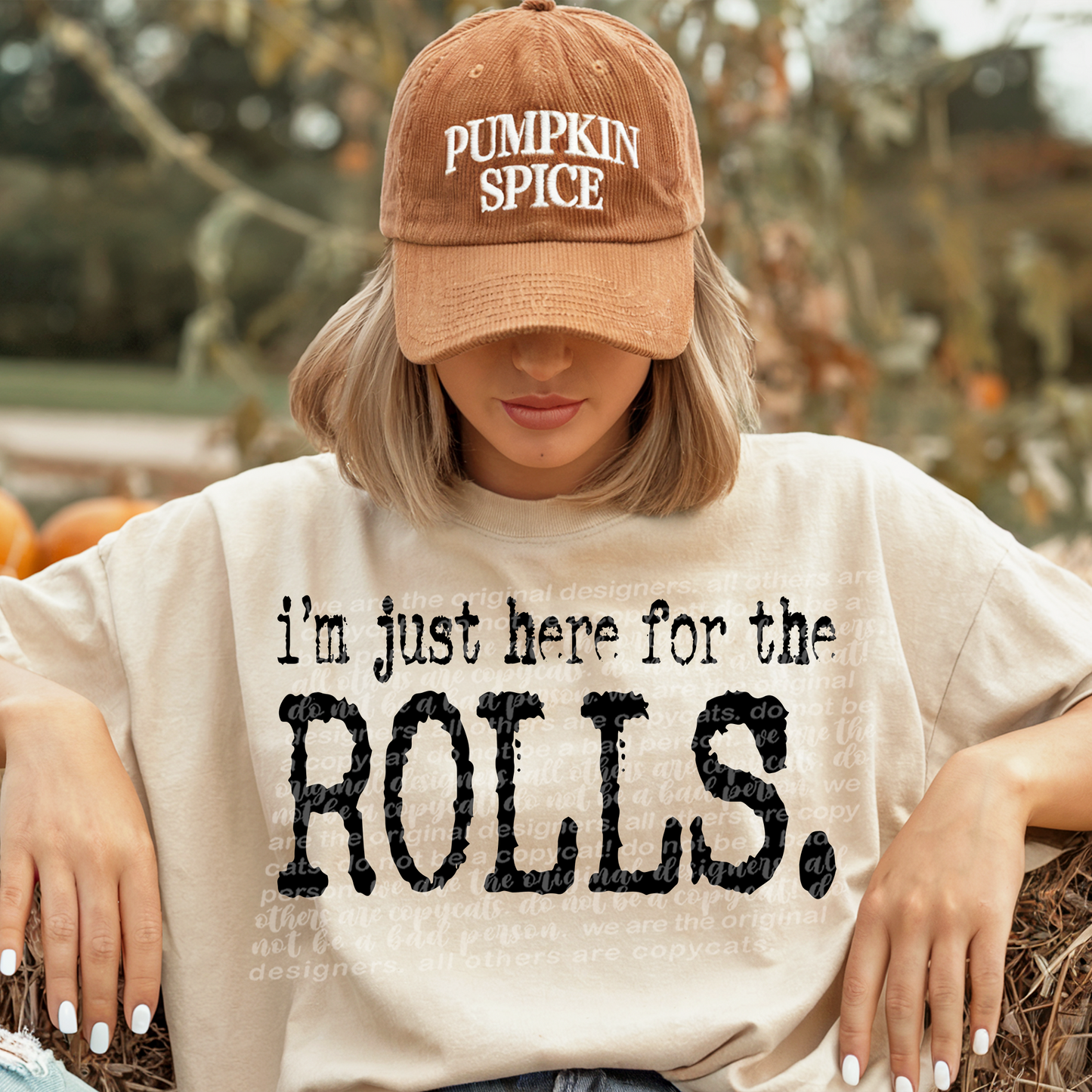 I’m Just Here For The Rolls Typography DTF Transfer