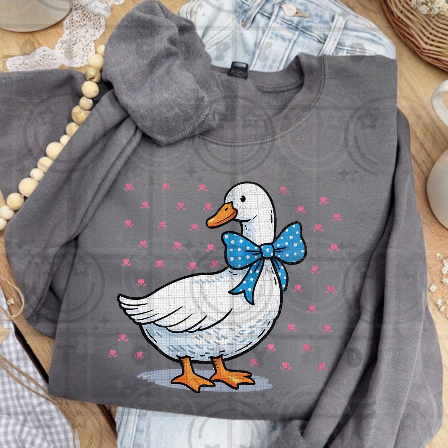 Valentine Goose DTF Transfer