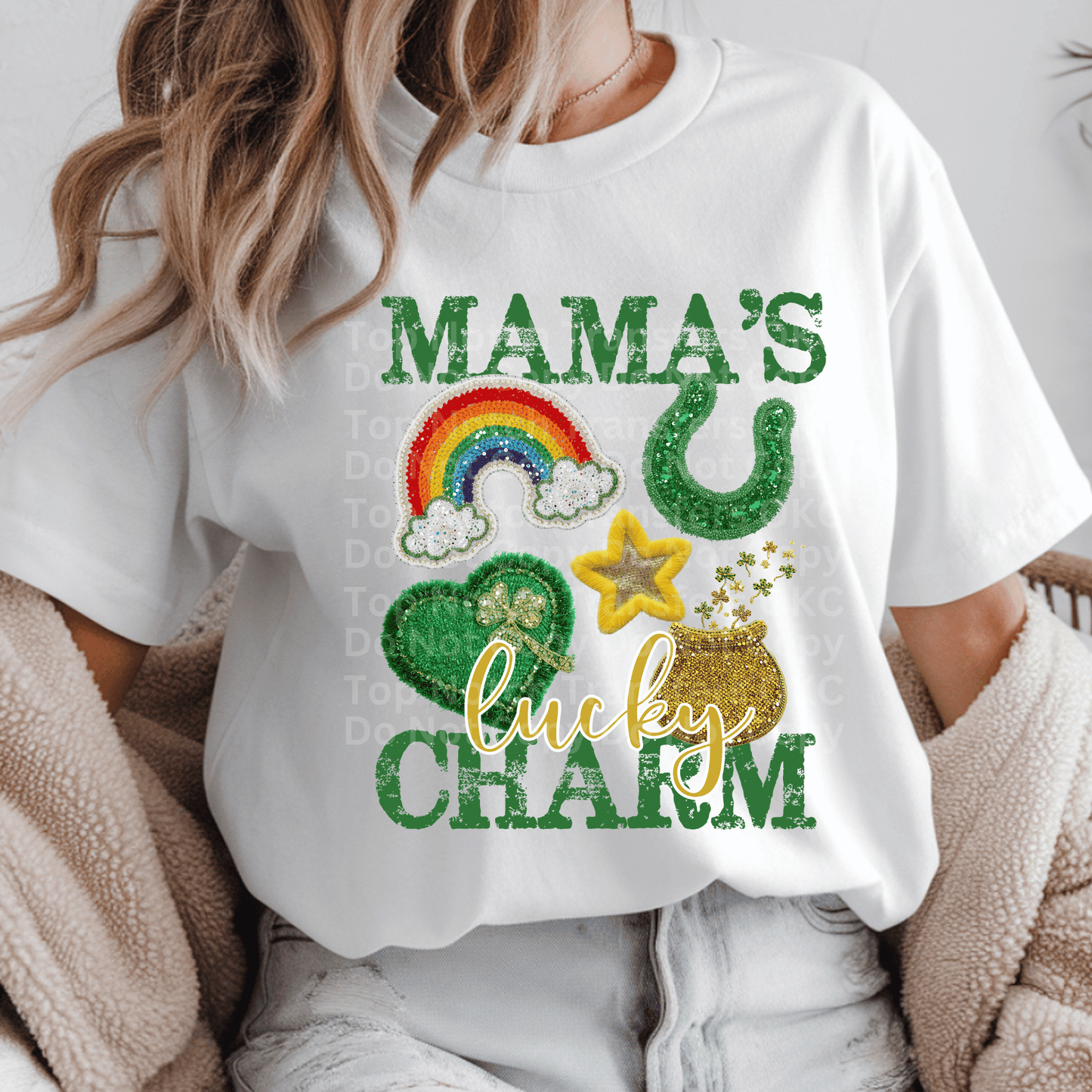 Mama’s Lucky Charm DTF Transfer