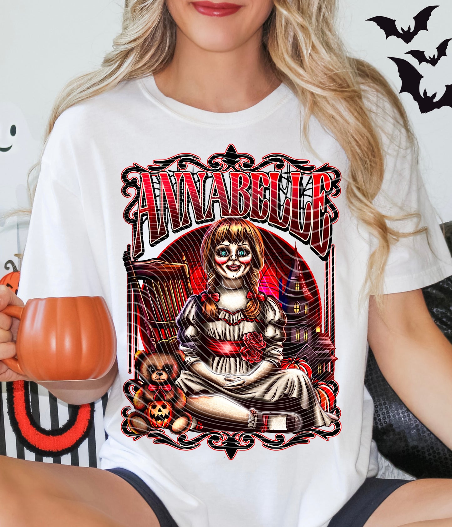 Spooky Doll *Optional long sleeve design* DTF Transfer
