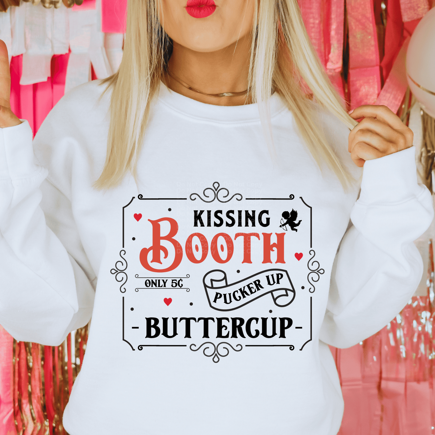 Kissing Booth DTF Transfer