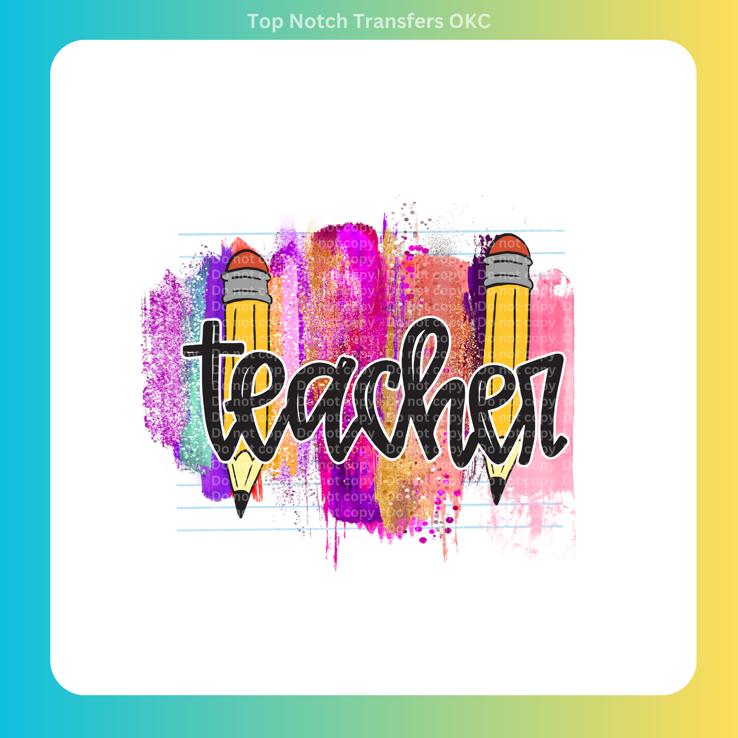 Teacher DTF Transfer