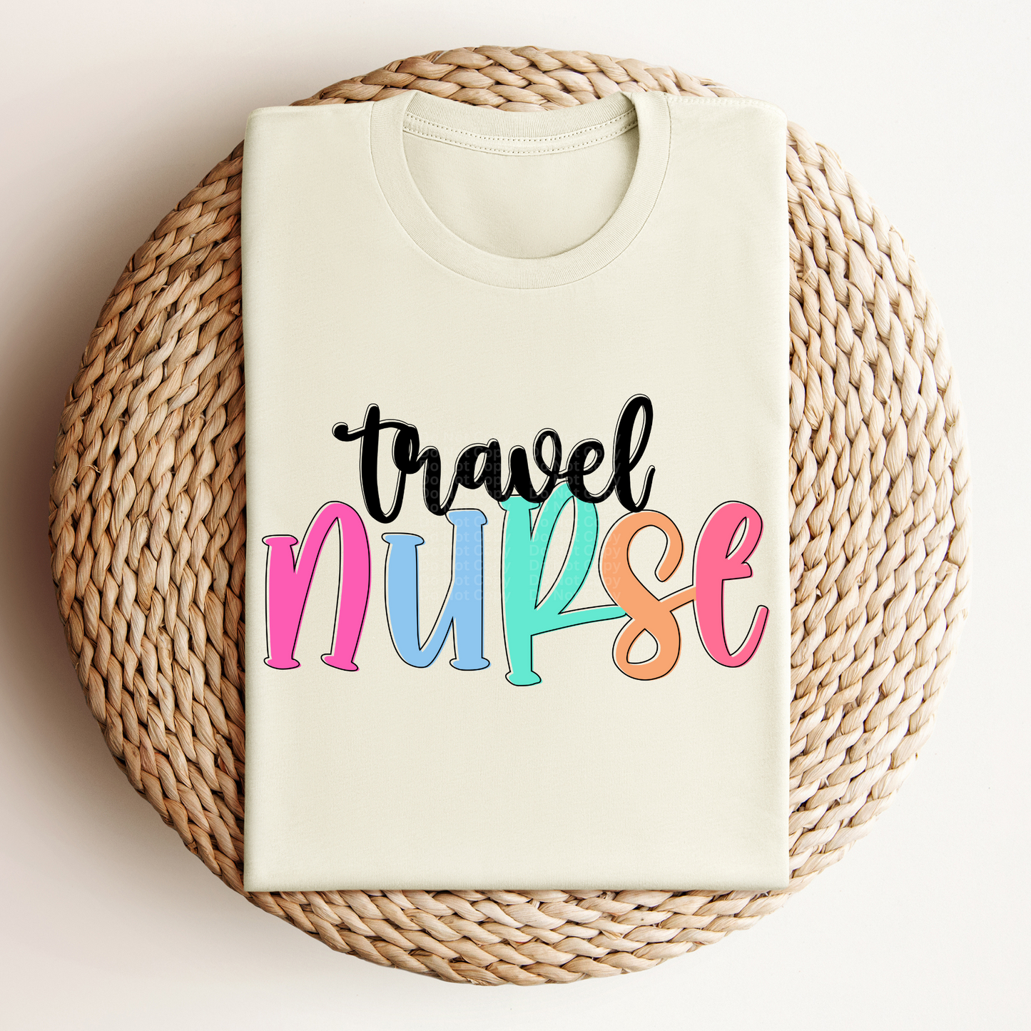 Travel Nurse - Colored Names/Occupations DTF Transfer