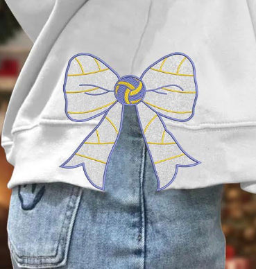 Volleyball Bow Side Slit DTF Transfer