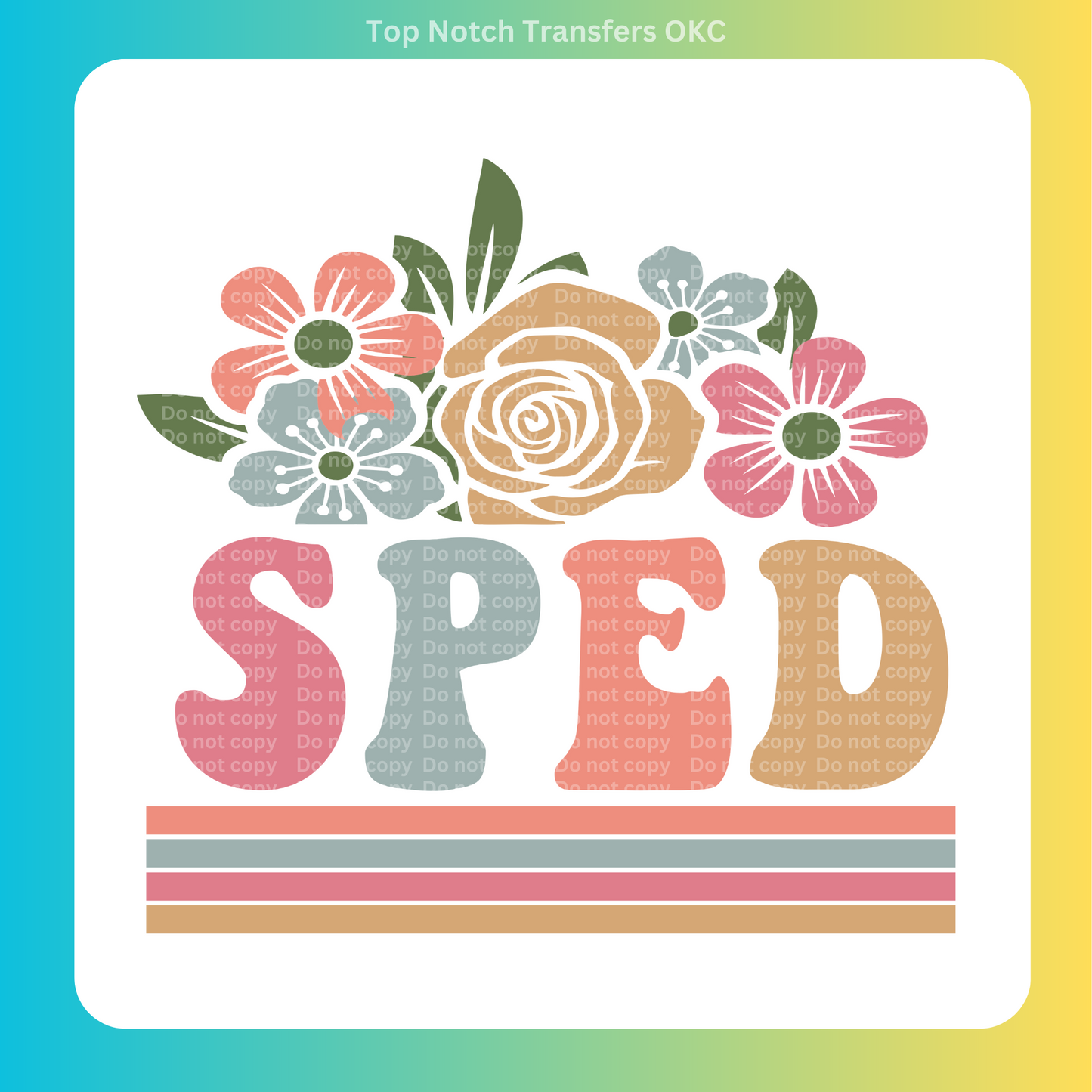 SPED 3 DTF Transfer