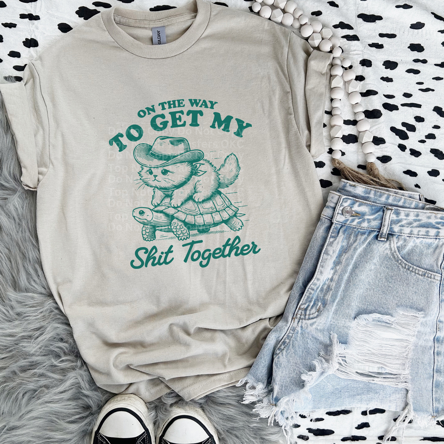 On The Way to Get My Shit Together (Green) DTF Transfer