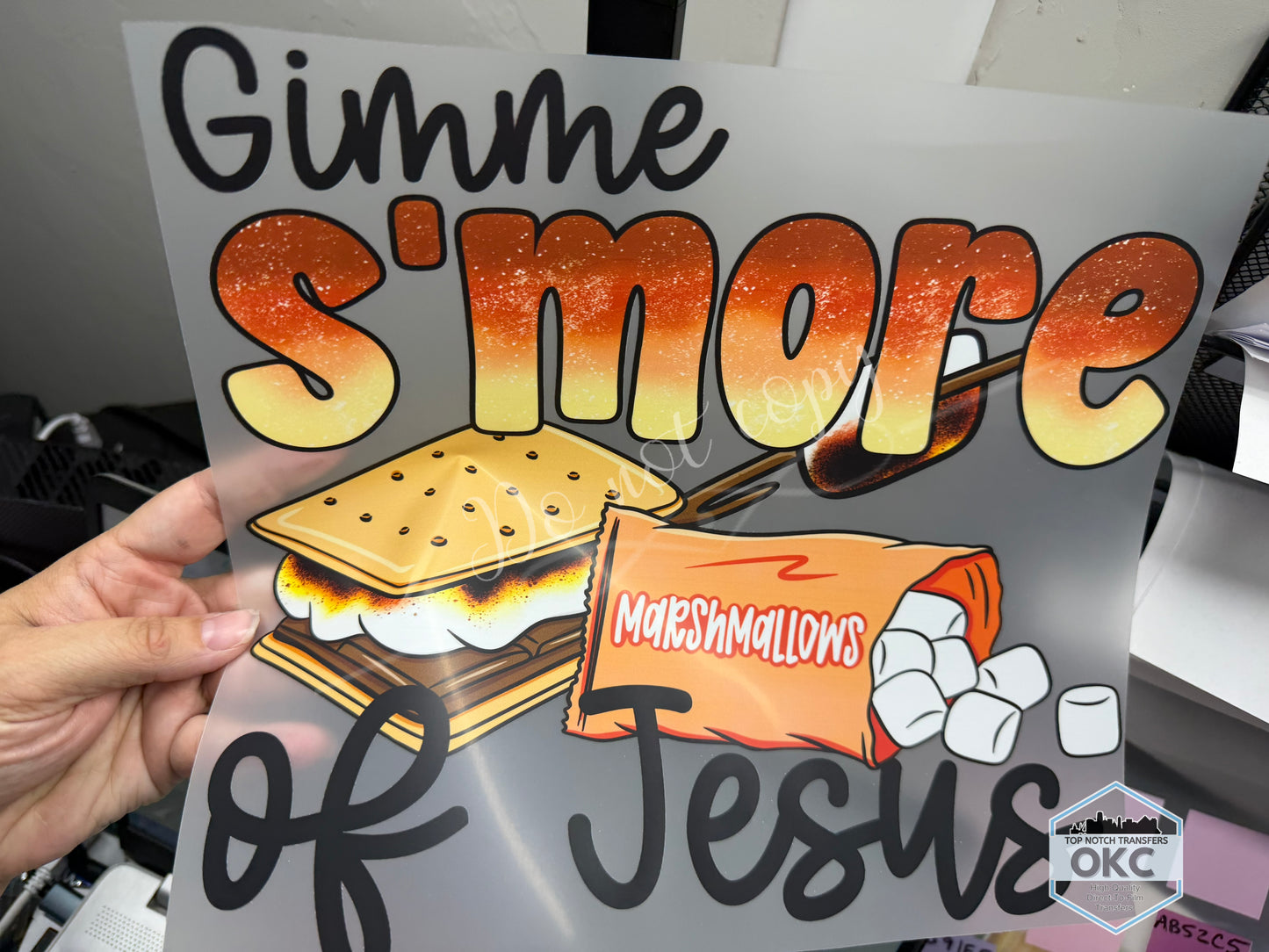 Gimme S’more of Jesus DTF Transfer