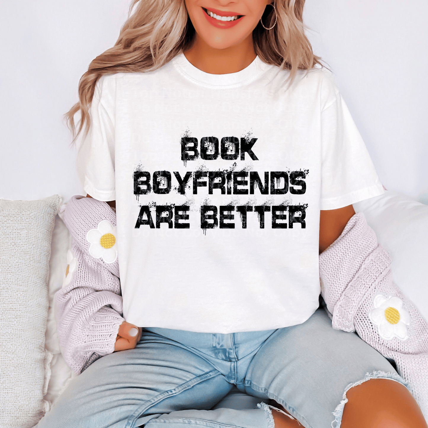 Book Boyfriends Are Better DTF Transfer