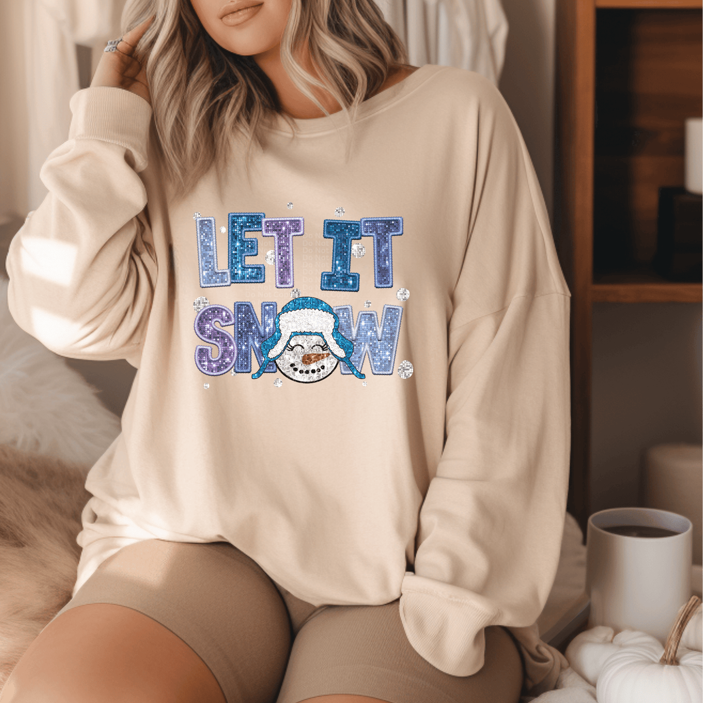 Let it Snow DTF Transfer