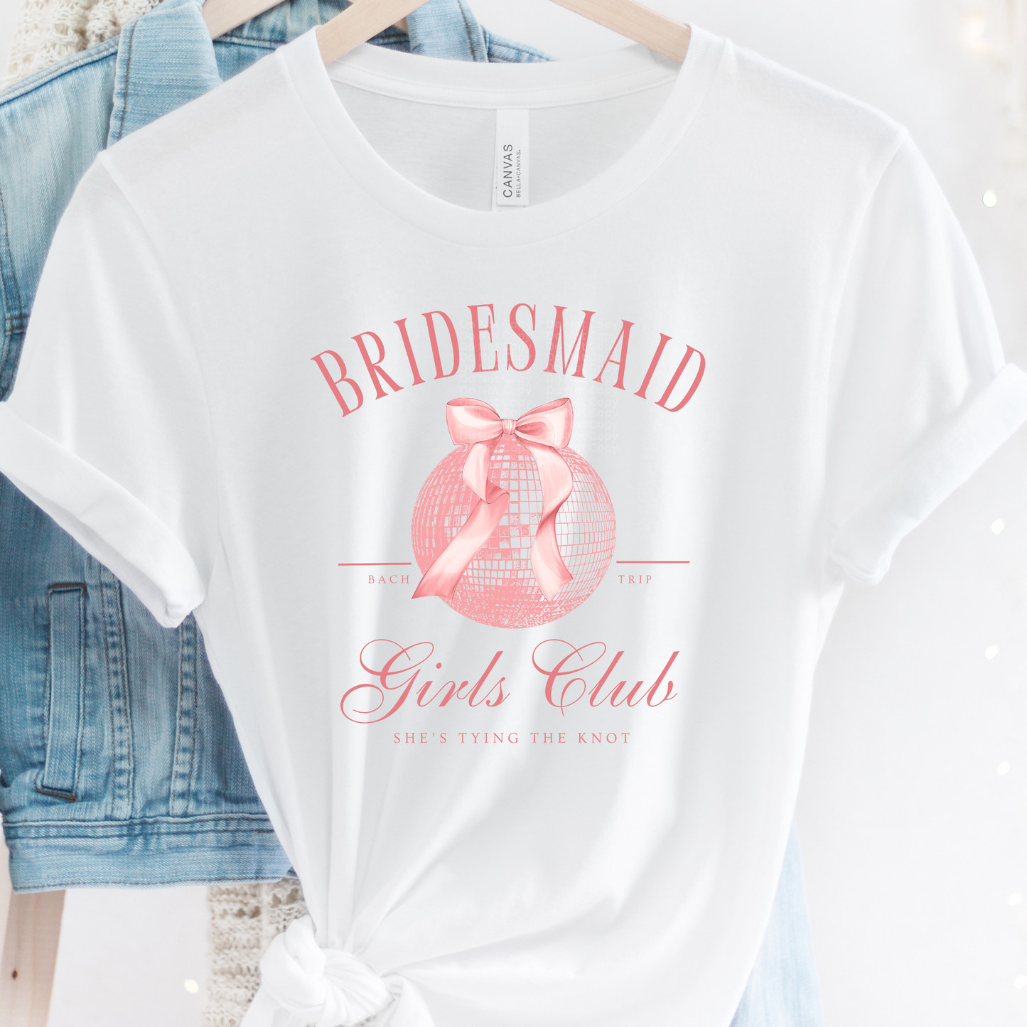 Bridesmaid Girls Club DTF Transfer