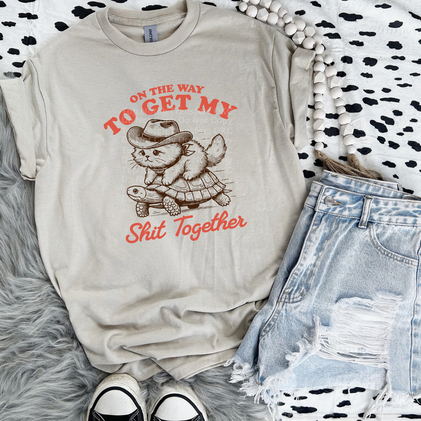 On The Way to Get My Shit Together 1 DTF Transfer