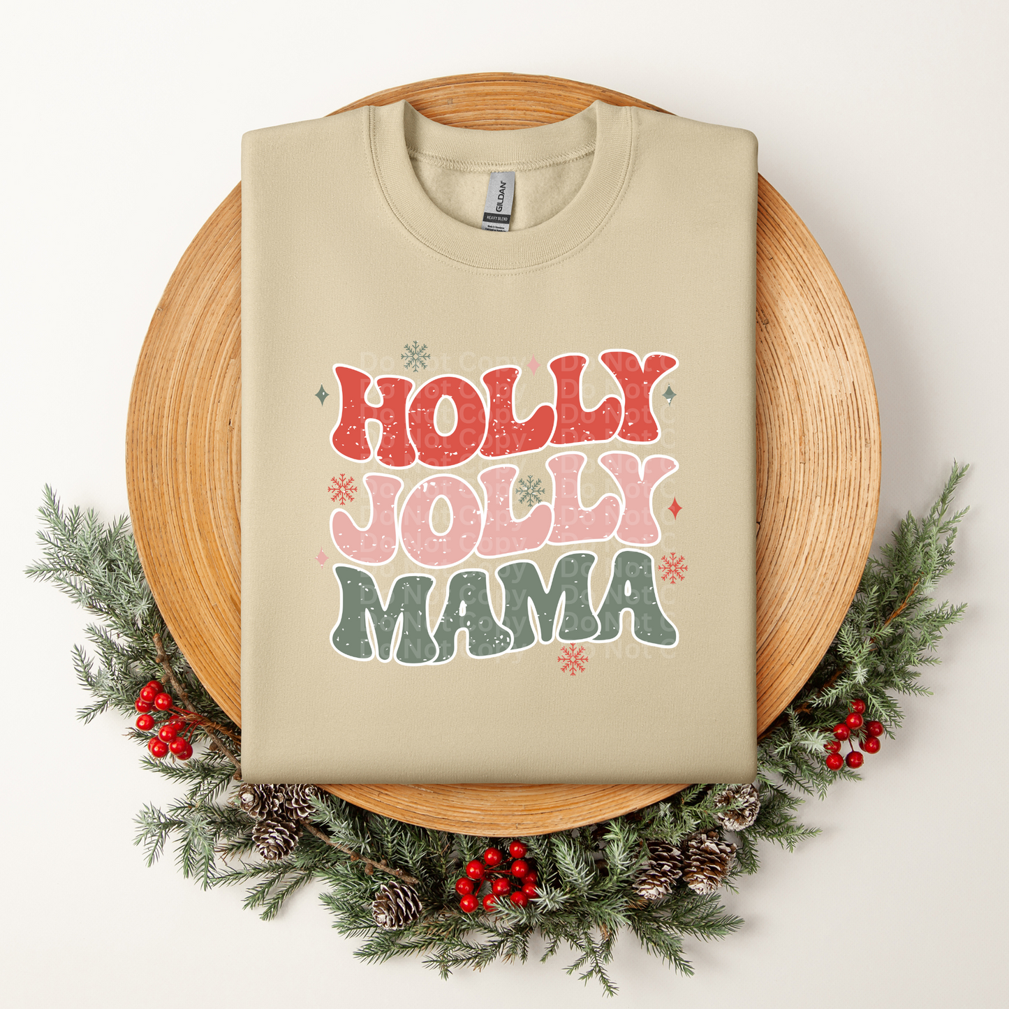 Holly Jolly Mama 2 DTF Transfer