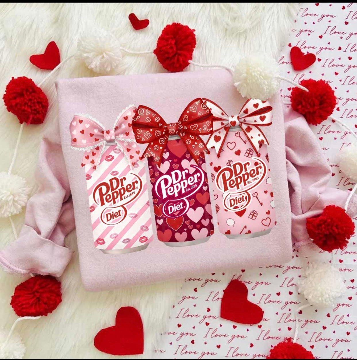 Diet DP Bows DTF Transfer