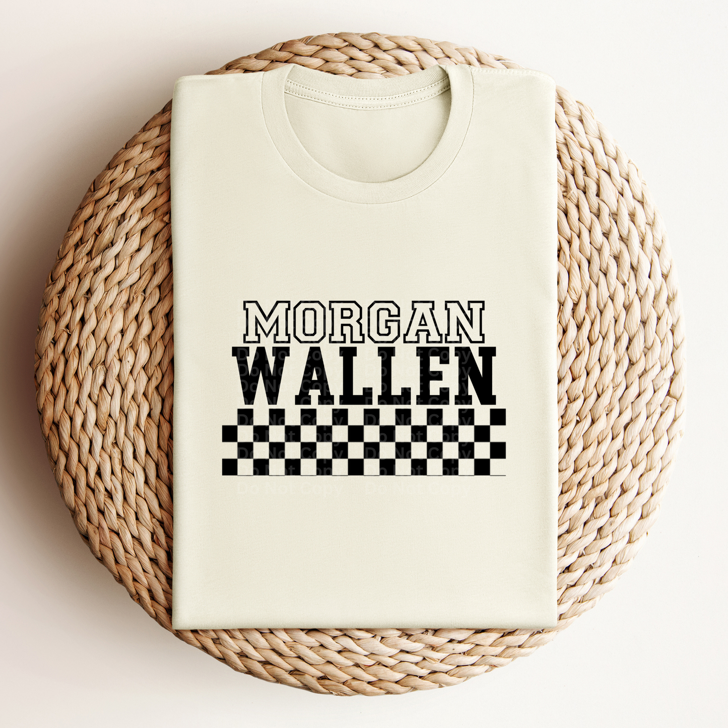 Wa11en Checkered DTF Transfer