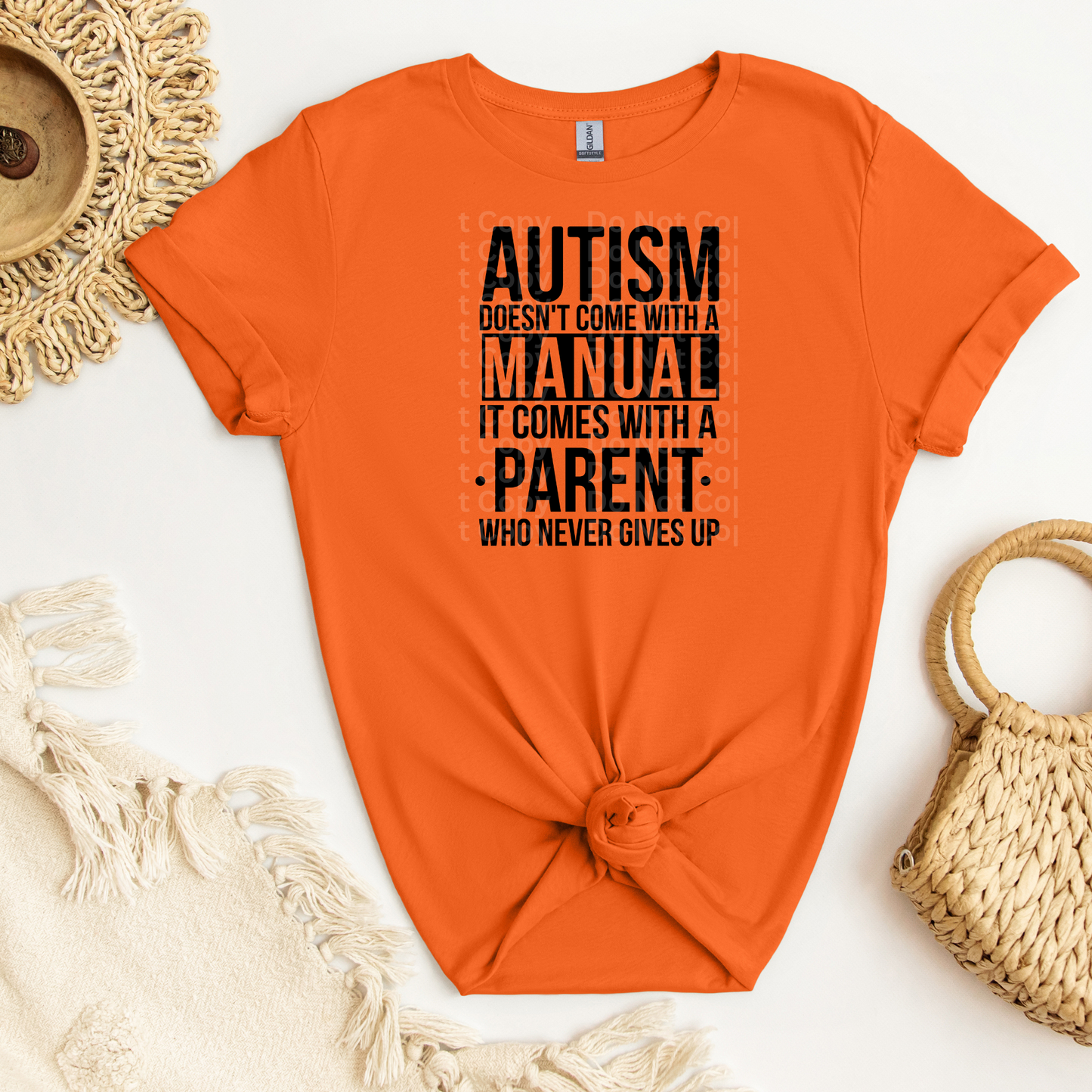 Autism doesn't come with a manual it comes with a parent who never gives up DTF Transfer