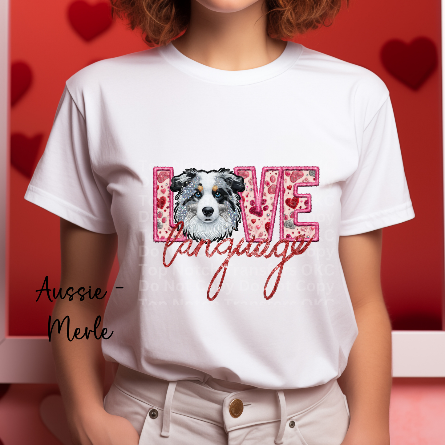 Love Language - Aussie Merle DTF Transfer