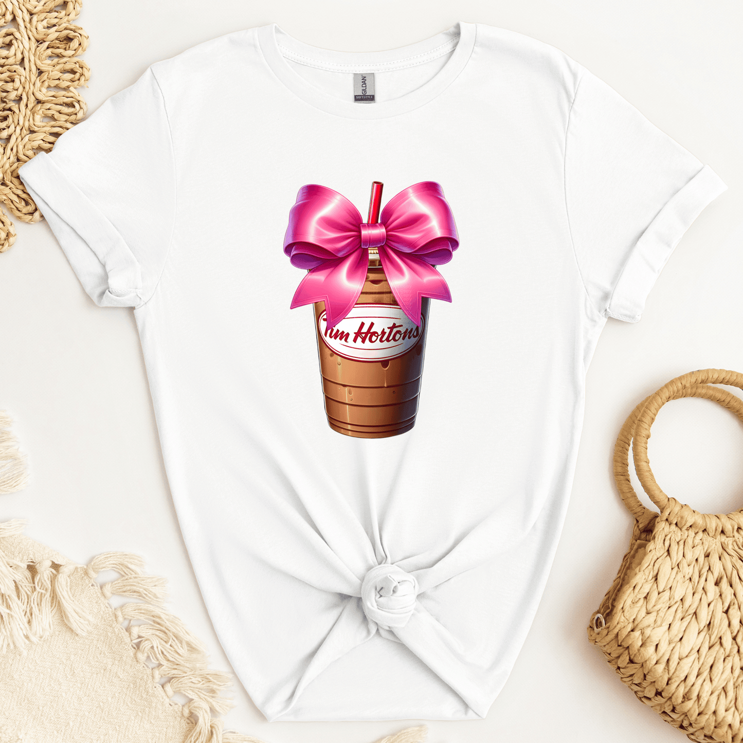 TH Pink Bow DTF Transfer