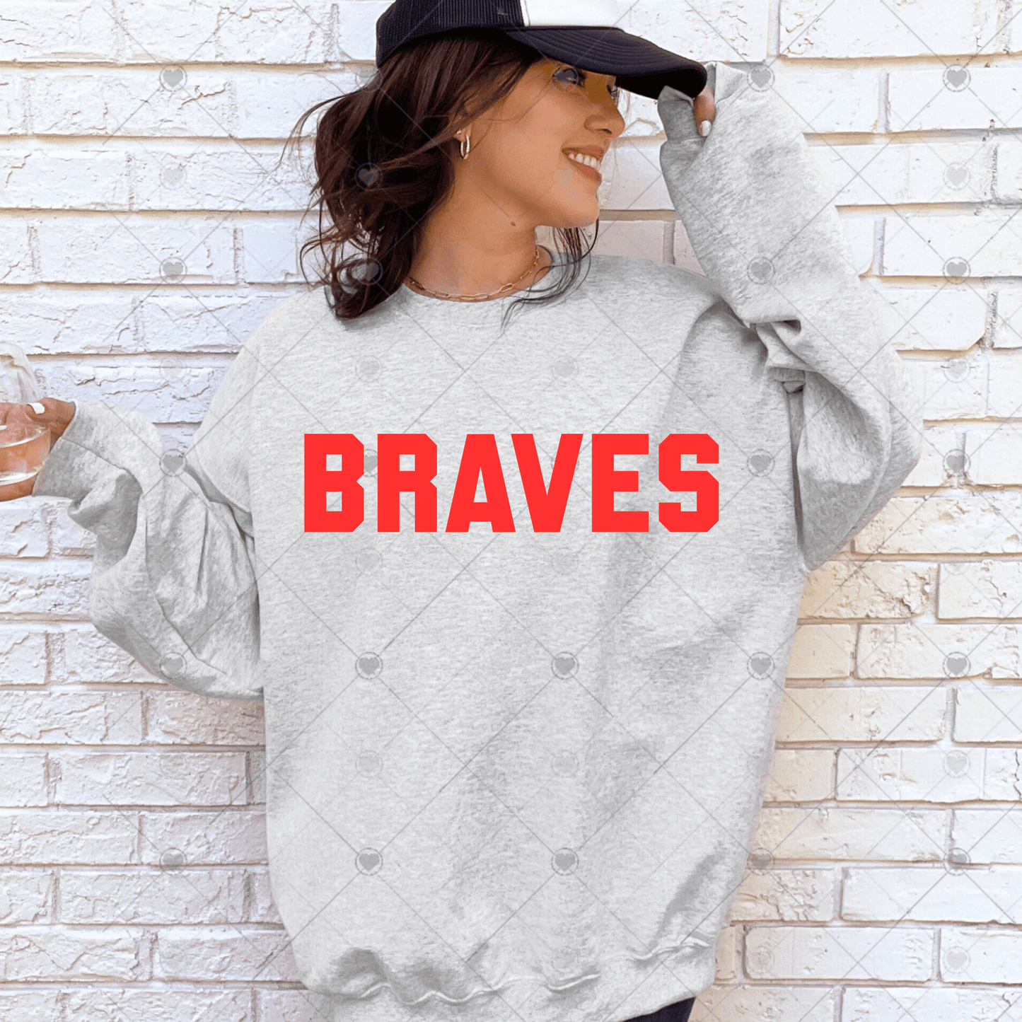 Braves Red Custom DTF Transfer