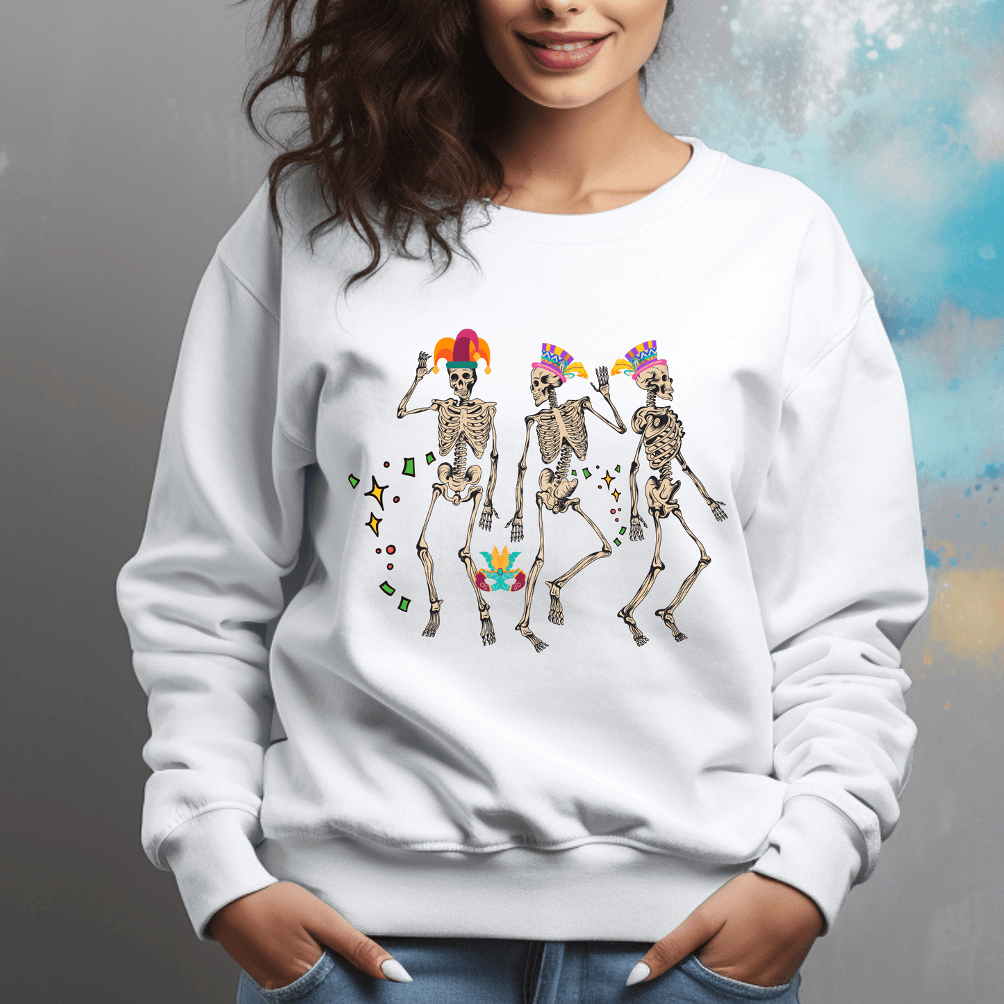 Skeletons Dancing DTF Transfer