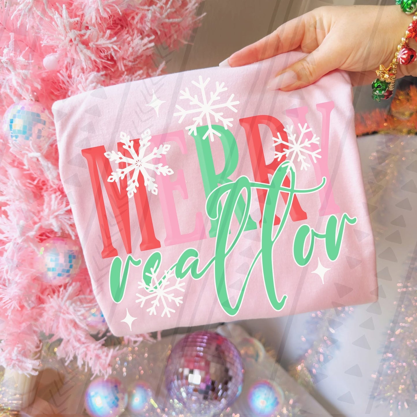 Merry Realtor DTF Transfer