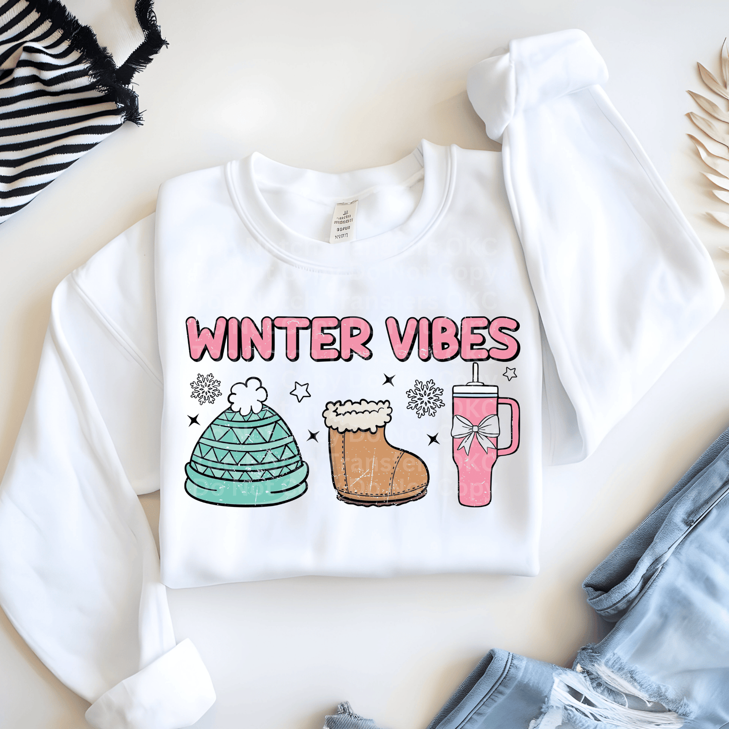 Winter Vibes DTF Transfer