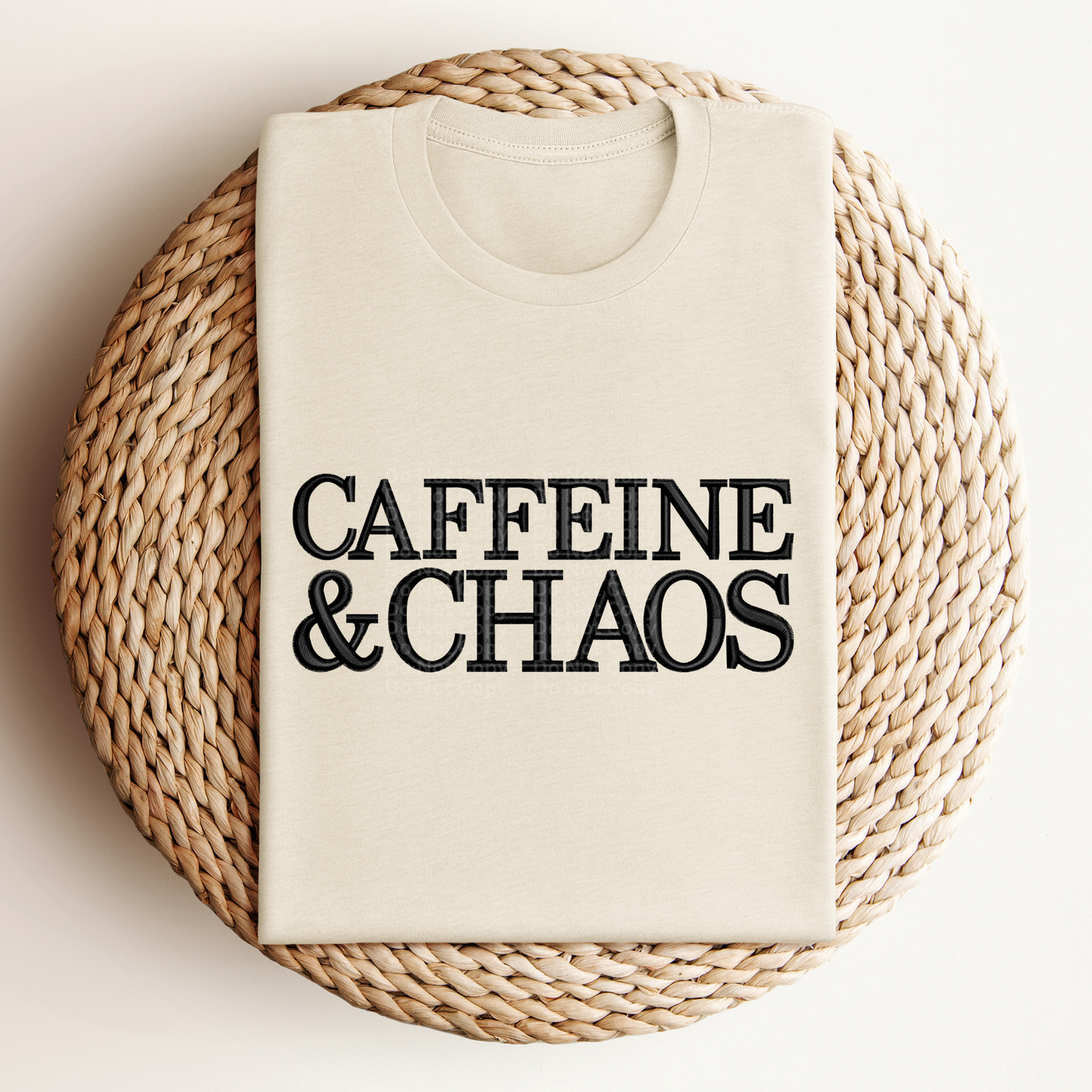 Caffeine & Chaos DTF Transfer
