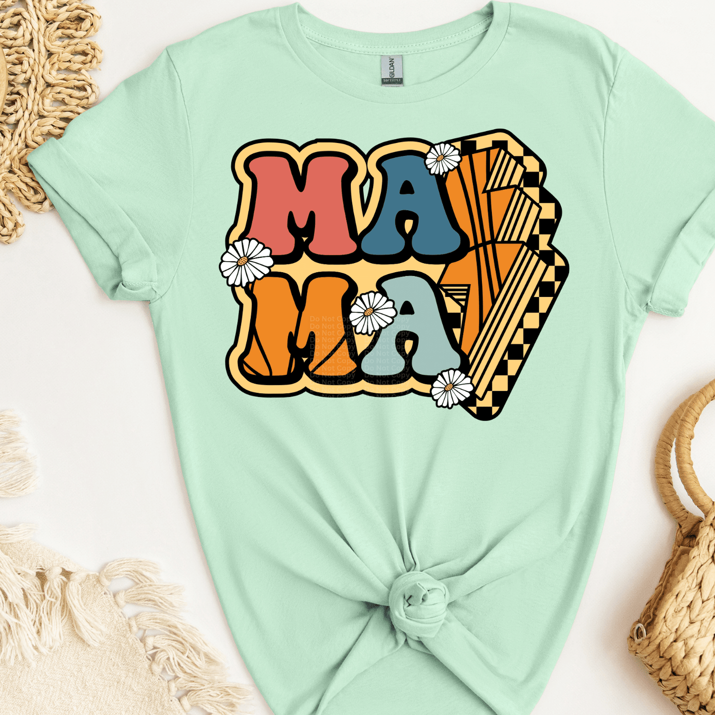 Retro Basketball Mama DTF Transfer