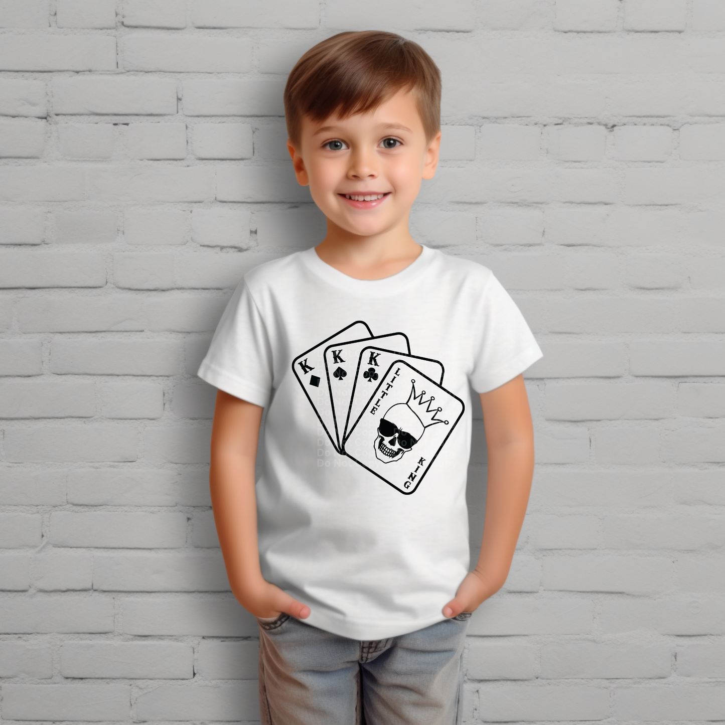 Little King Cards DTF Transfer