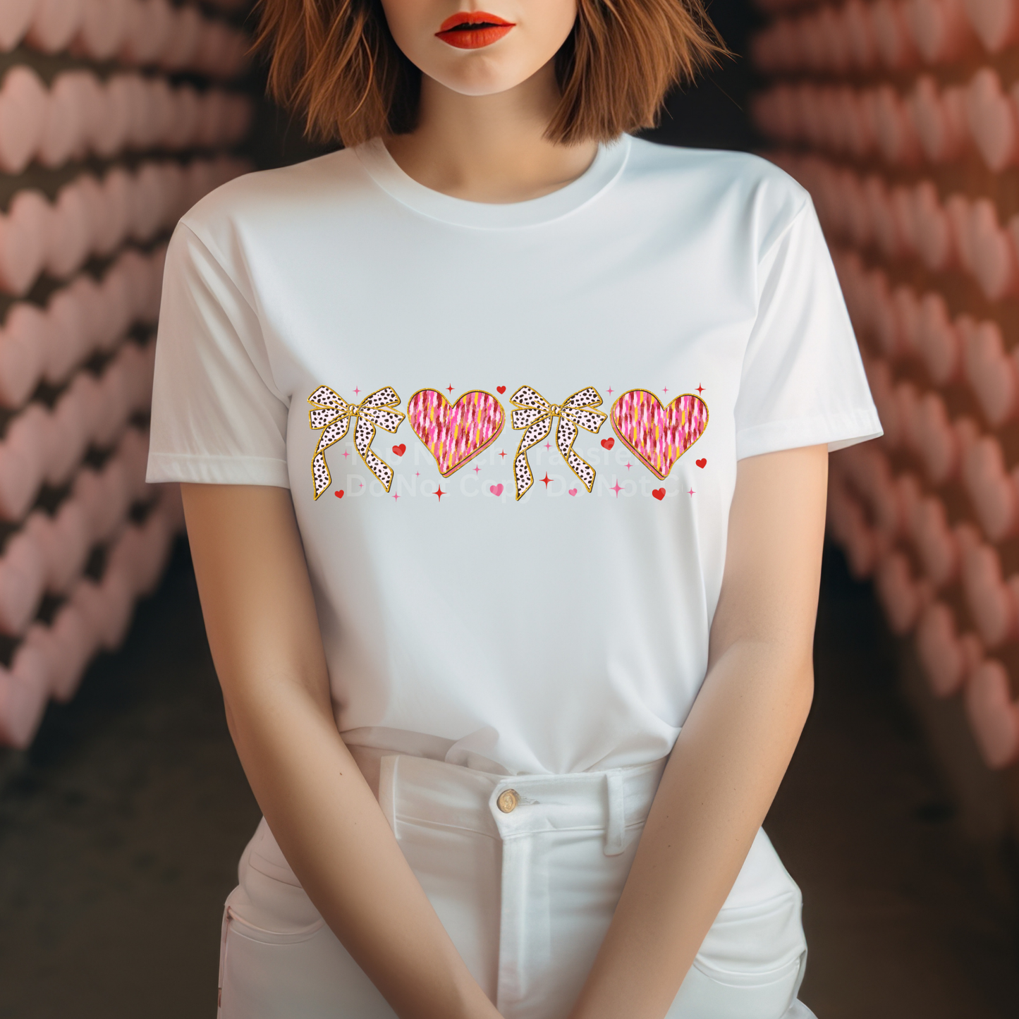 Hearts & Bows DTF Transfer