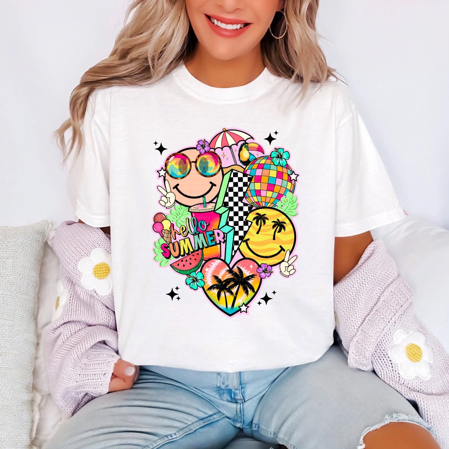 Summer Collage 2 DTF Transfer