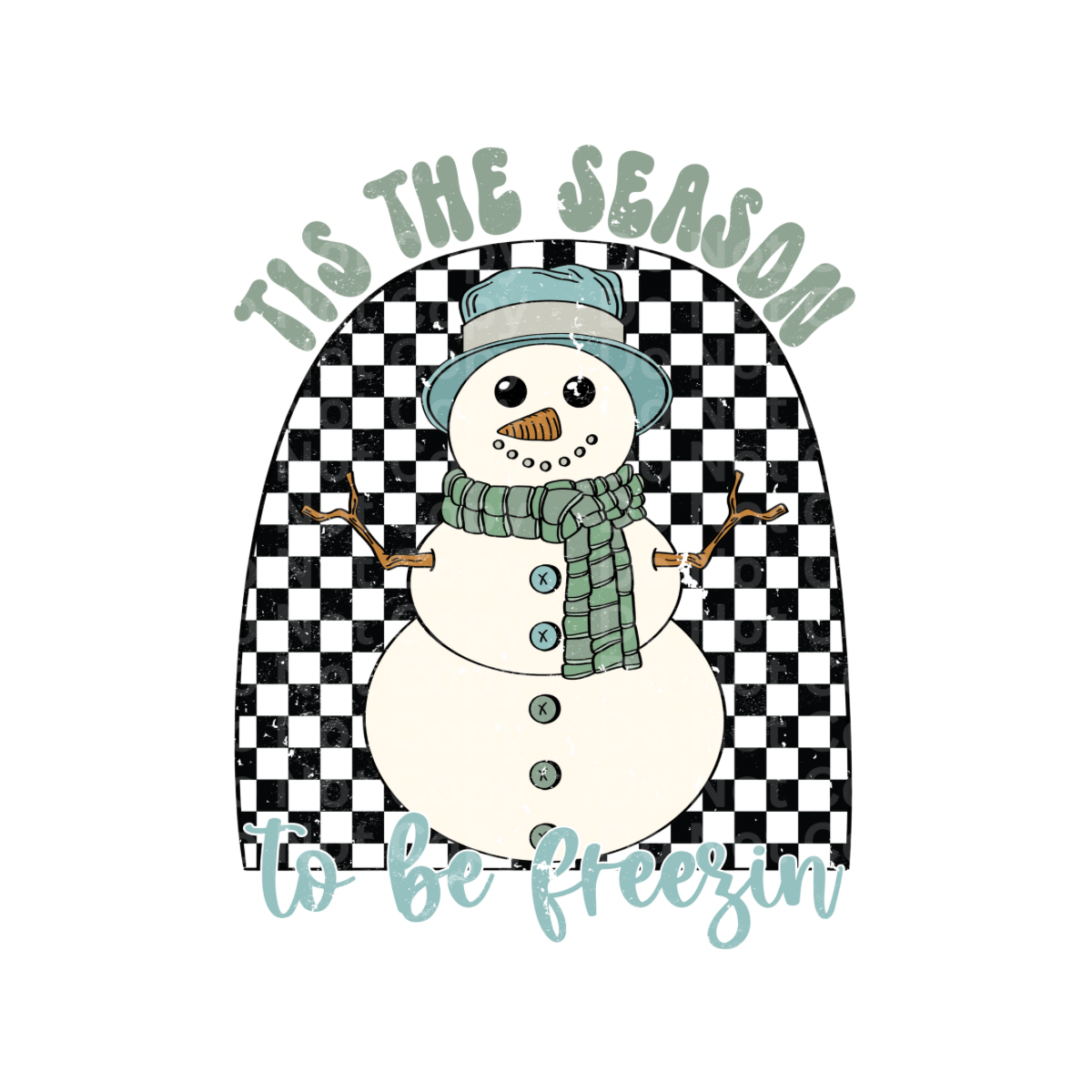 Tis the Season, to be Freezin 2 DTF Transfer