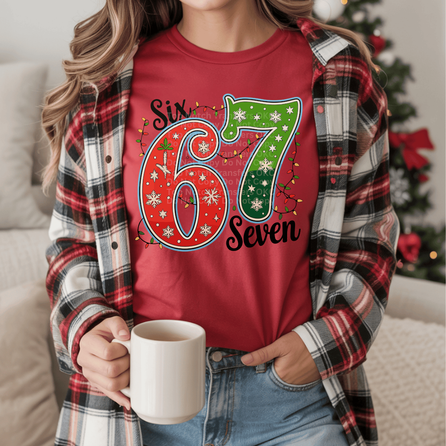 Christmas 6 7 DTF Transfer