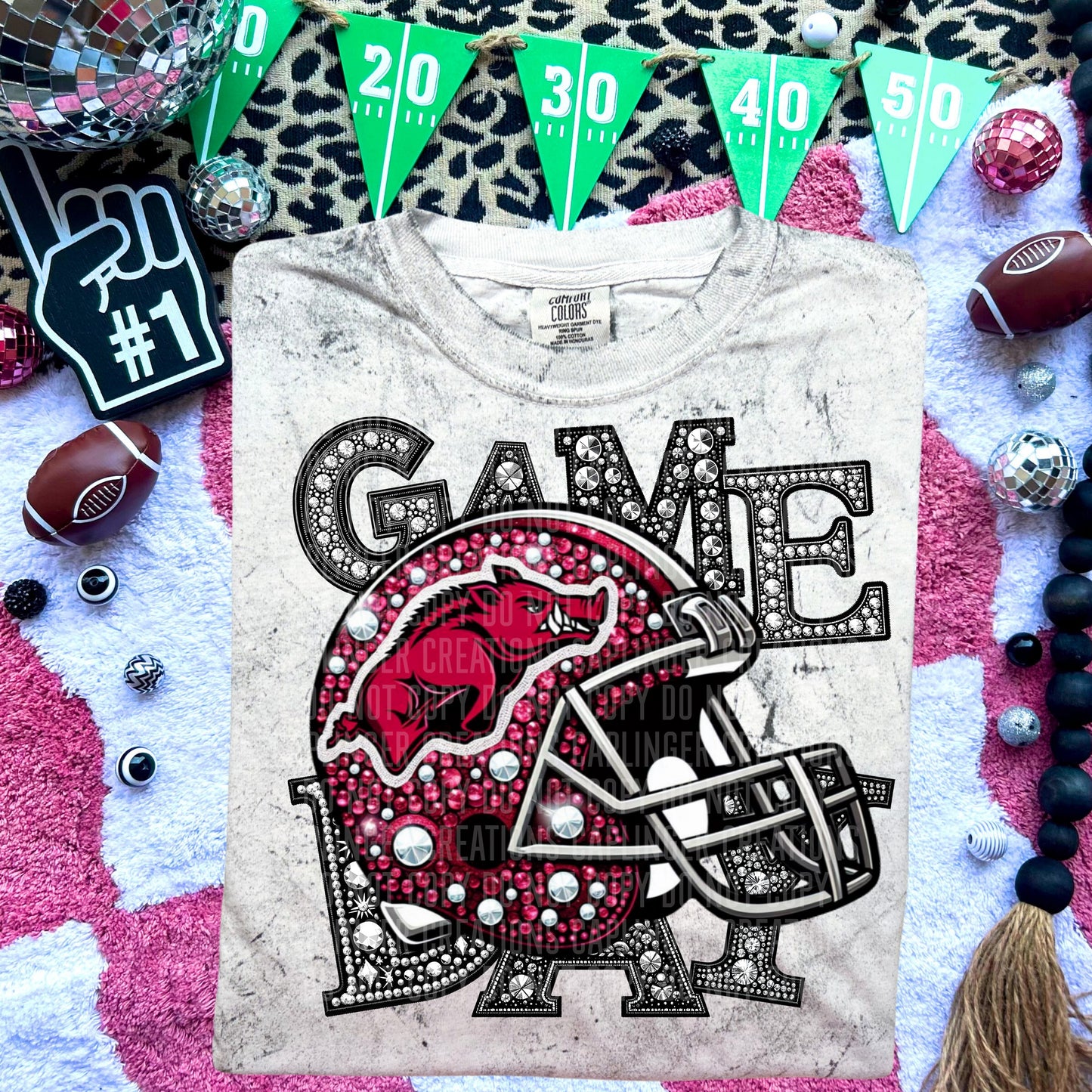 Game Day Arkansas DTF Transfer