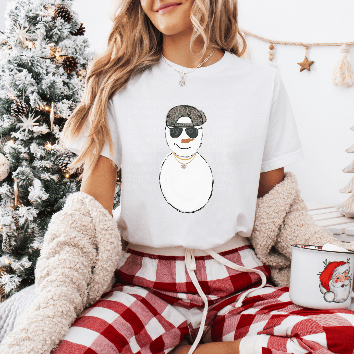 Snowman Boy DTF Transfer