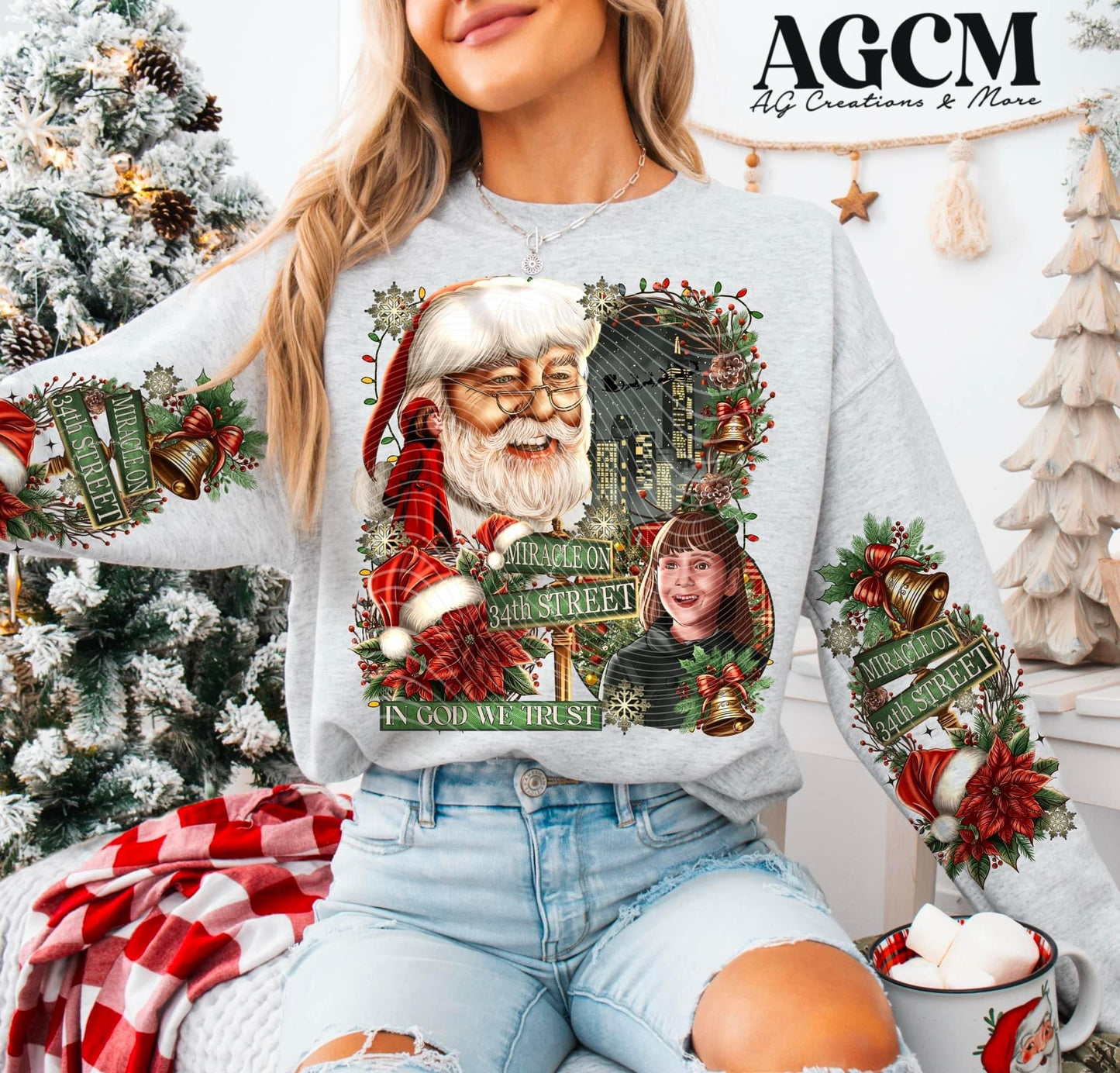 Miracle on 34th *Optional long sleeve design* DTF Transfer