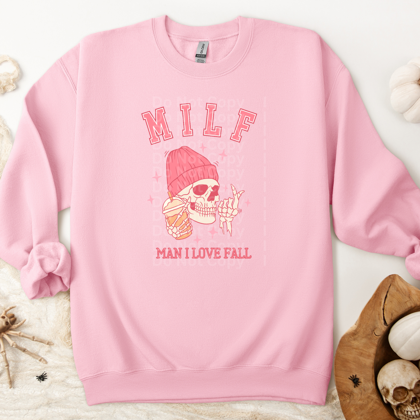 Pink MILF Man I Love Fall DTF Transfer