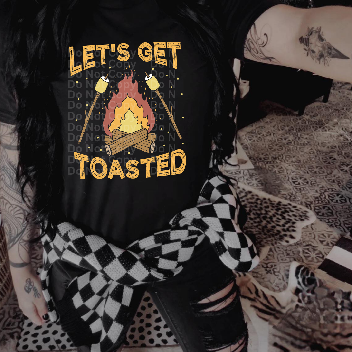 Let's Get Toasted DTF Transfer