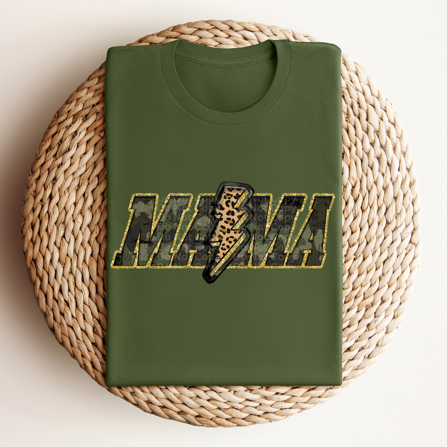 Mama Camo/Leopard Bolt DTF Transfer