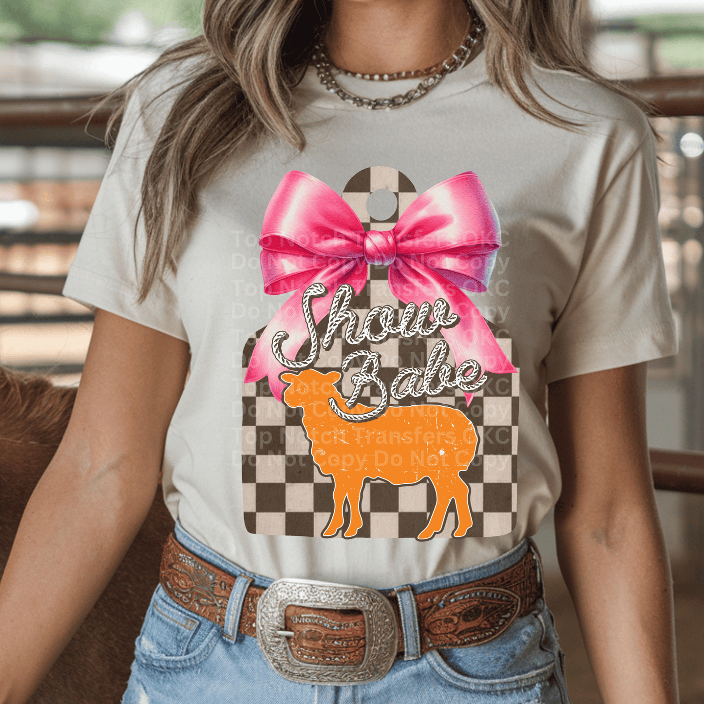 Pink Show Babe DTF Transfer