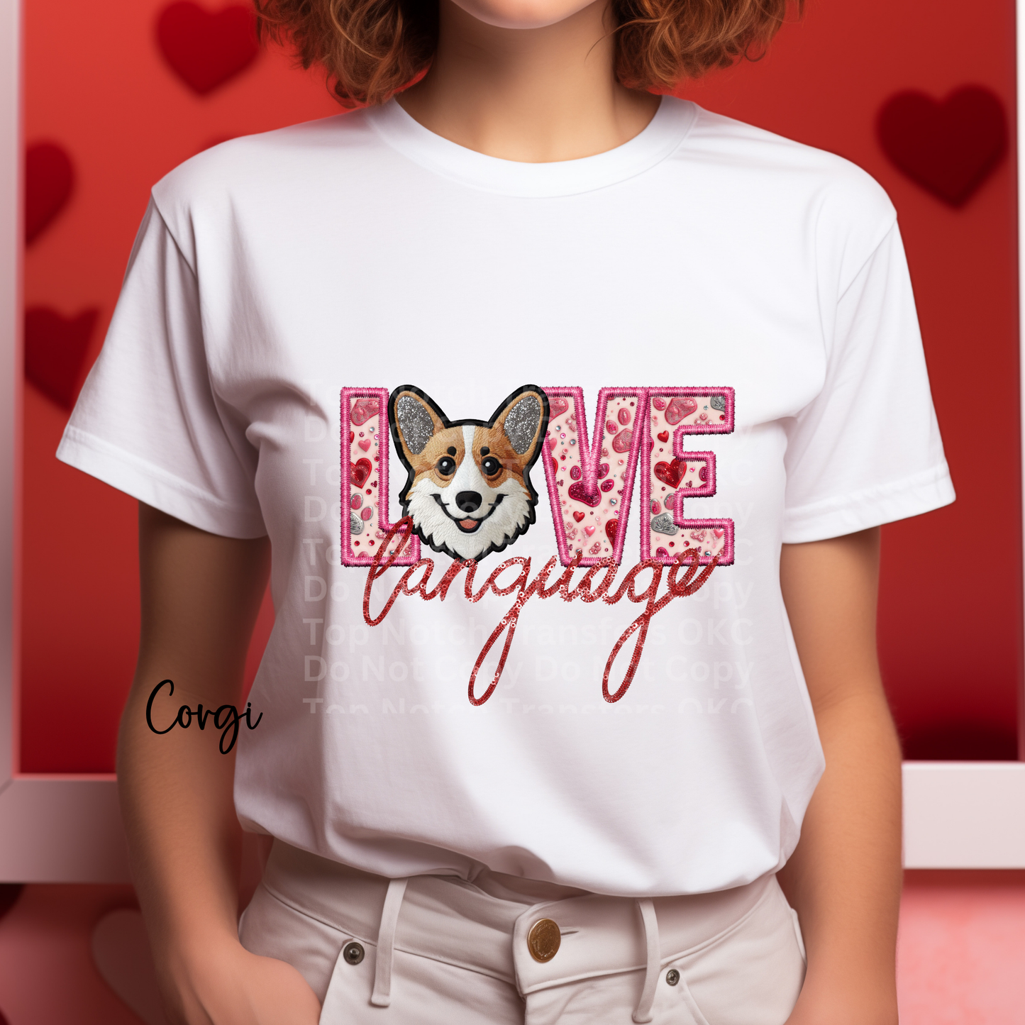Love Language - Corgi DTF Transfer