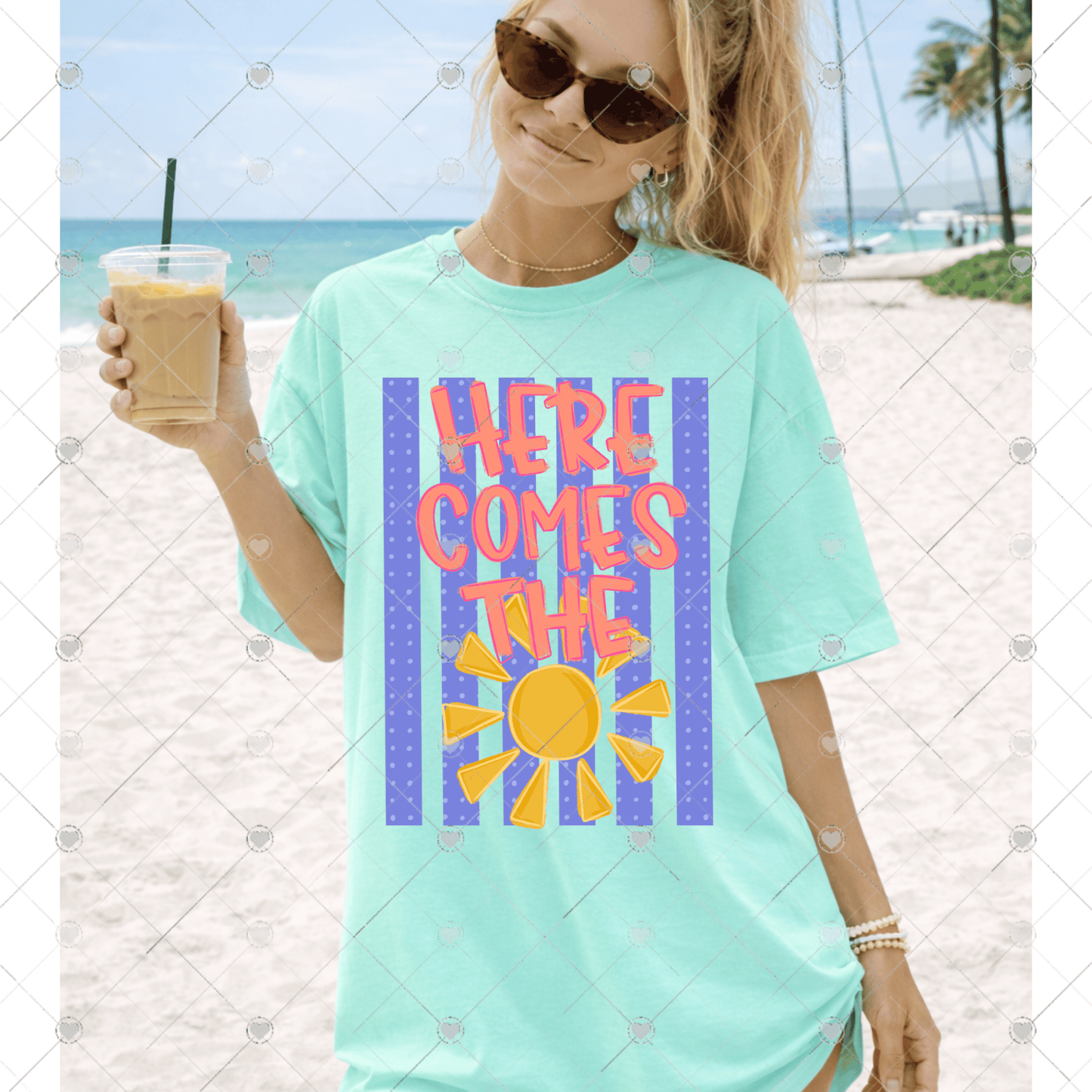 Here Comes The Sun DTF Transfer