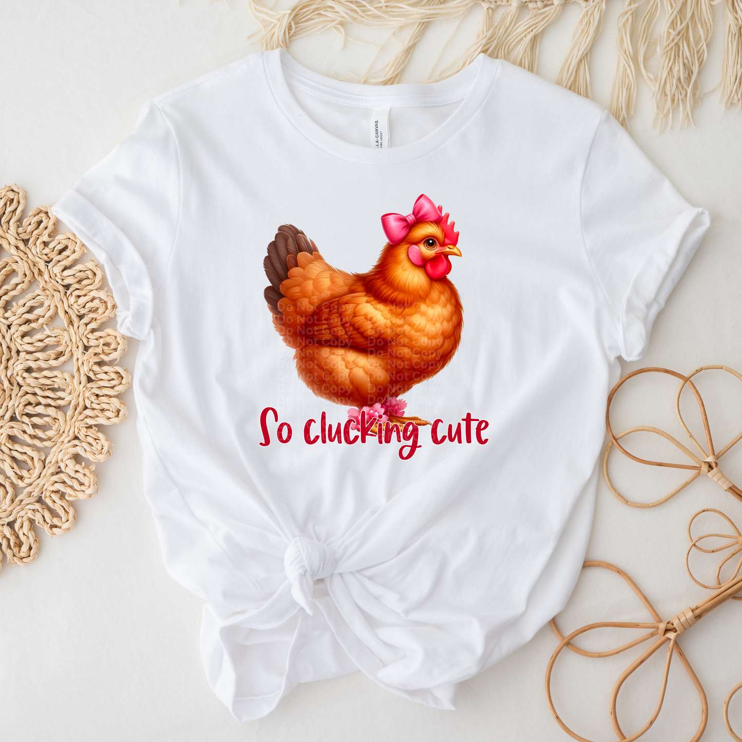 So Clucking Cute DTF Transfer