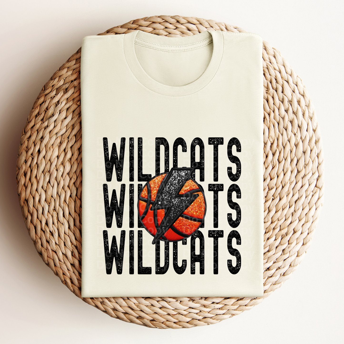 Stacked Wildcats Basketball DTF Transfer