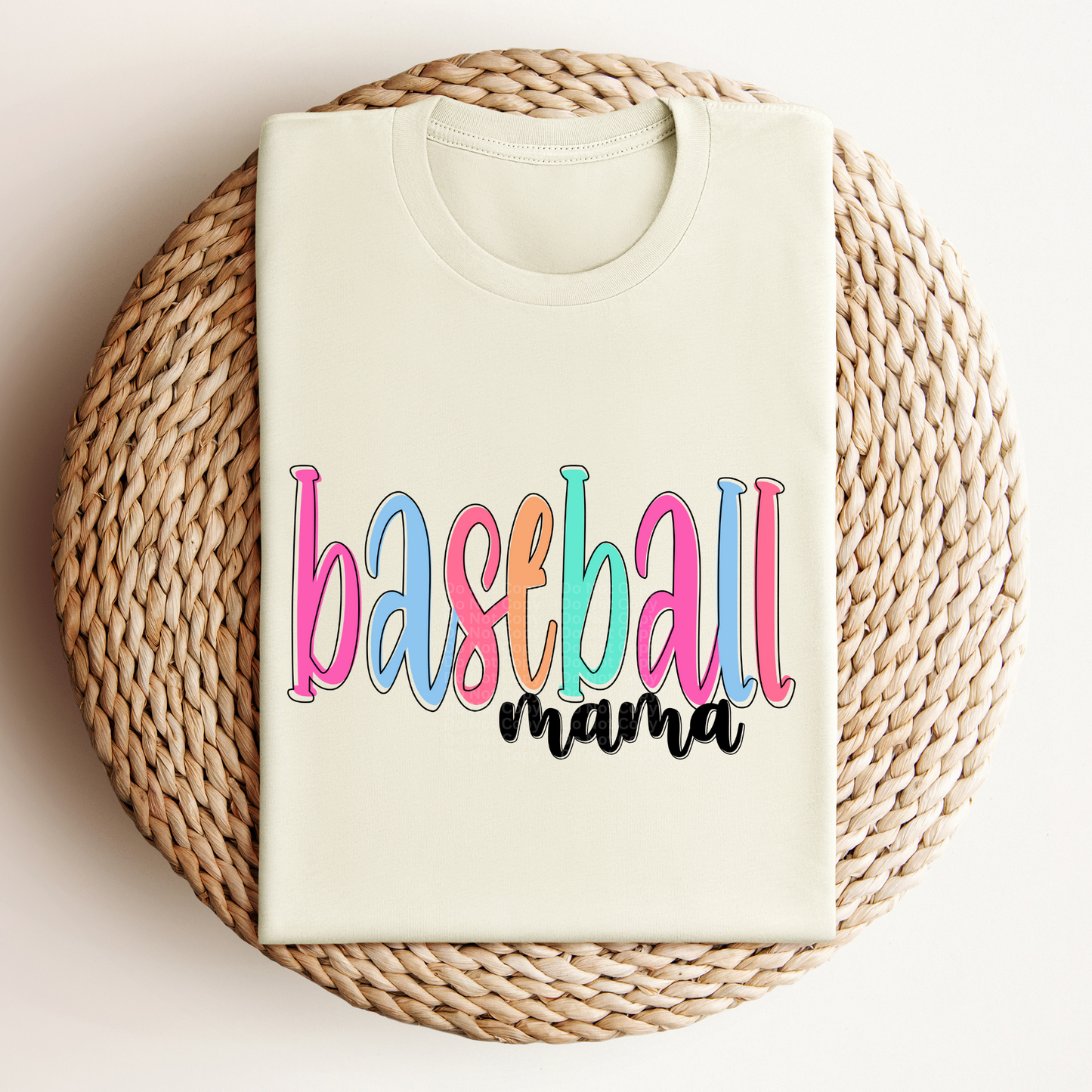 Baseball Mama - Colored Names/Occupations DTF Transfer