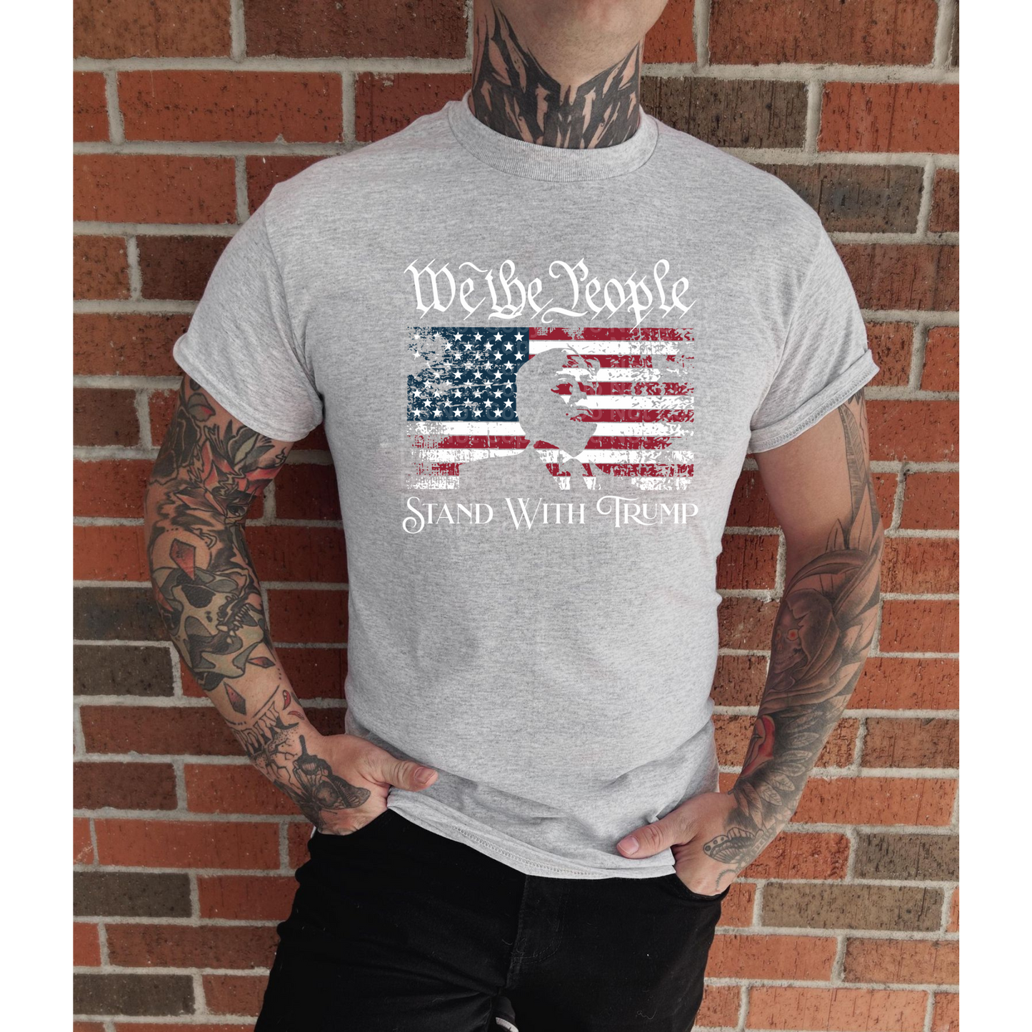 We the People Stand with Trump DTF Transfer