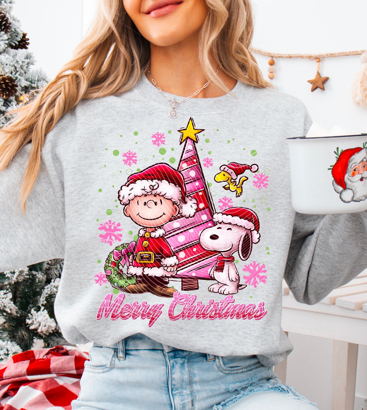 Merry Christmas Peanuts DTF Transfer
